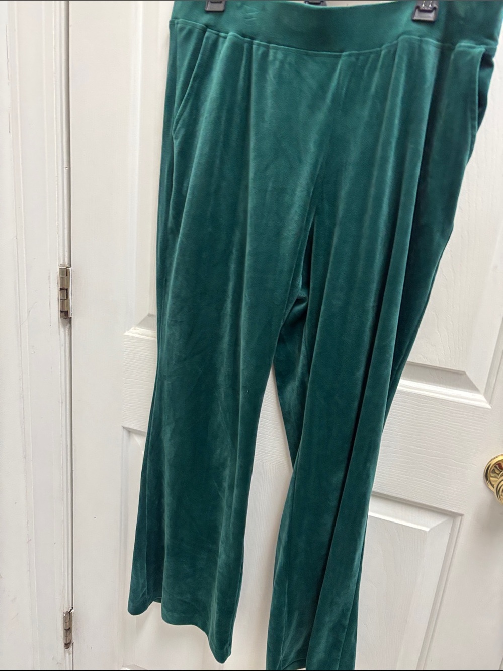 Cable & Gauge Teal Velour Half-Zip Hoodie and pants - Picture 5 of 6